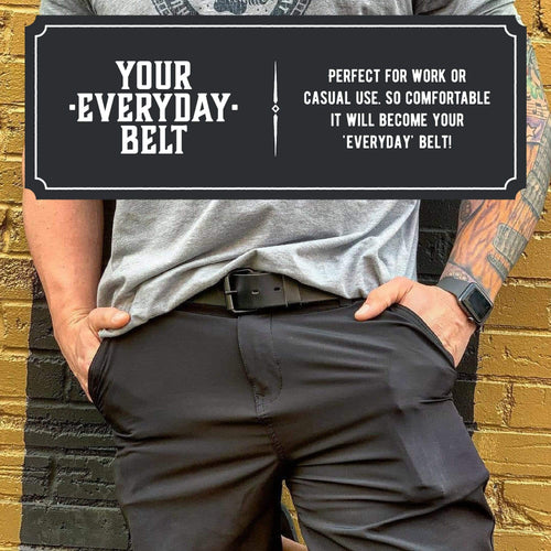 The Classic Leather Everyday Belt Main Street Forge
