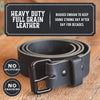 The Classic Leather Everyday Belt Main Street Forge