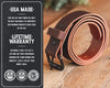 The Classic Leather Everyday Belt Main Street Forge