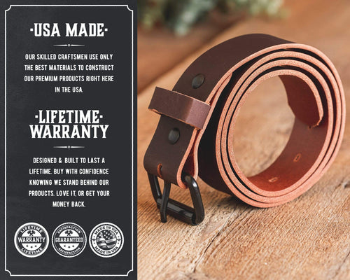 The Classic Leather Everyday Belt Main Street Forge