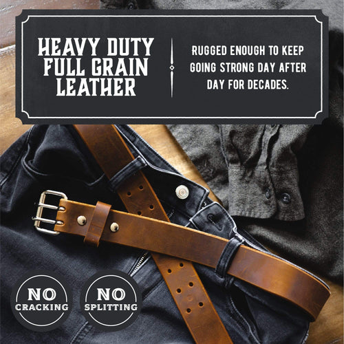 The Double Down Belt Rustic Leather Belt