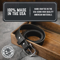 The Foreman Leather Belt Main Street Forge