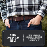 The Journeyman Leather Belt Main Street Forge