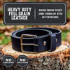 The Journeyman Leather Belt Main Street Forge