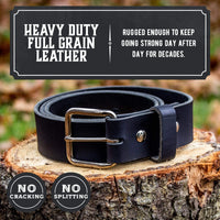 The Journeyman Leather Belt Main Street Forge