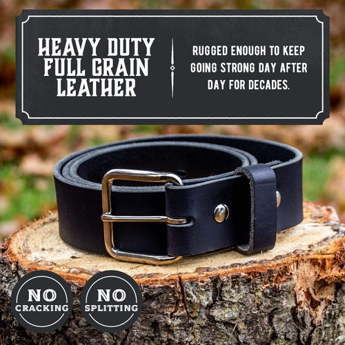 The Journeyman Leather Belt Main Street Forge