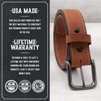 The Outrider Leather Belt Main Street Forge