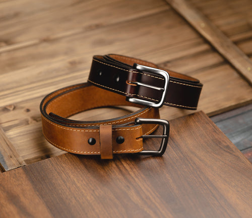 The Outrider Leather Belt Main Street Forge