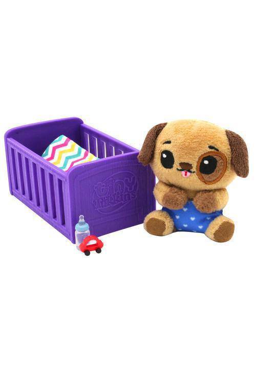 ToyShnip Tiny Tukkins Blind Pack - 6 piece set with Crib, Accessories and a