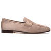 Zelli Italia 16-672-TPE Tippa Suede & Calfskin Penny Loafers Taupe