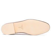 Zelli Italia 16-672-TPE Tippa Suede & Calfskin Penny Loafers Taupe