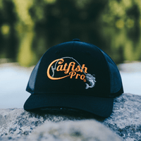 Catfish Pro Catfish Pro Tournament Series Black/Orange Snapback Hat