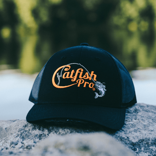 Catfish Pro Catfish Pro Tournament Series Black/Orange Snapback Hat
