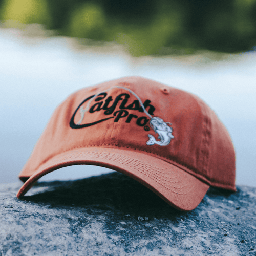 Catfish Pro Catfish Pro Tournament Series Orange Dad Hat