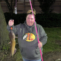 Tournament Series Pink Spinning Rod Catfish Pro