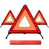 Warning Triangle, (Set of 3) w/Carrying Case | WTR RatchetStrap.Com