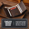 Trifold Leather Wallet Main Street Forge