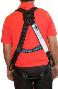Ultra Pillow-Flex Harness, Quick Release, 3 D-Rings & Padded Leg Straps | UPF-96305QL RatchetStrap.Com