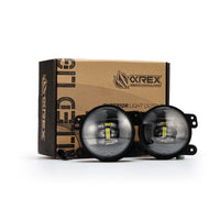AlphaRex 18-23 Jeep Wrangler JL (Rubicon/Sahara with OE Plastic Bumper) / Gladiator JT DoubleTap Dual Color LED Projector Fog Lights OffRoadUSA.com