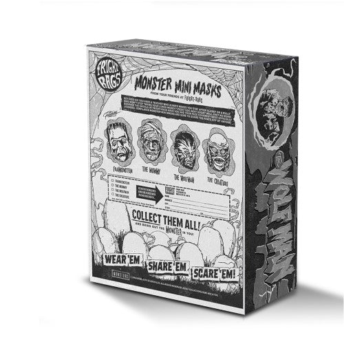 ToyShnip Universal Monsters B&W Or Color PX Mini Mask - Select Figure(s)
