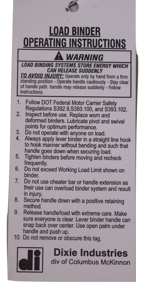 Qty 5 - Ratchet Chain Binder for ⅜" - ½" G70 & G80 Transport or G43 High Test Chain RatchetStrap.Com