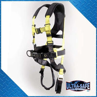 Full Body Harness w/ 3 D-Rings, X-Pad, Padded Legs, Quick Release RatchetStrap.Com