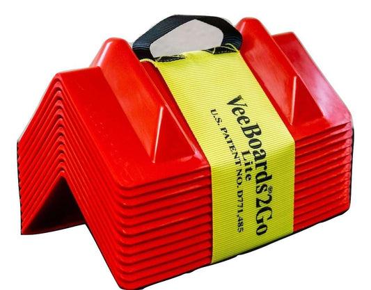 VB2GO Lite Stacking Veeboards® - Ratchet Strap Protectors (12 Pack) | VB2GOL