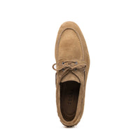 Zelli Italia 16-675-TPE VENICE Italian Sueded Goatskin Boat Shoes, Taupe