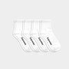 White Half Crew Socks 4-pack Repossier