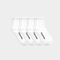 White Half Crew Socks 4-pack Repossier