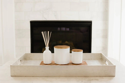 The Roosevelts Candle Co. White Sands 3 Wick Candle