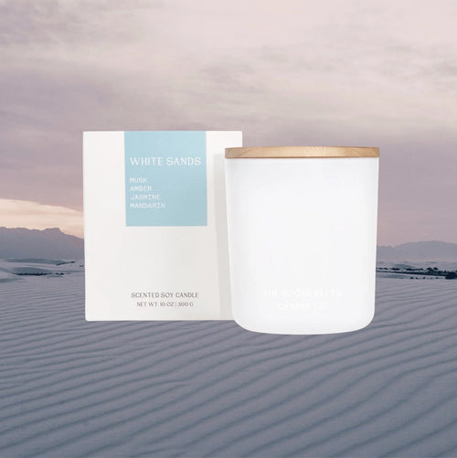 The Roosevelts Candle Co. White Sands Candle