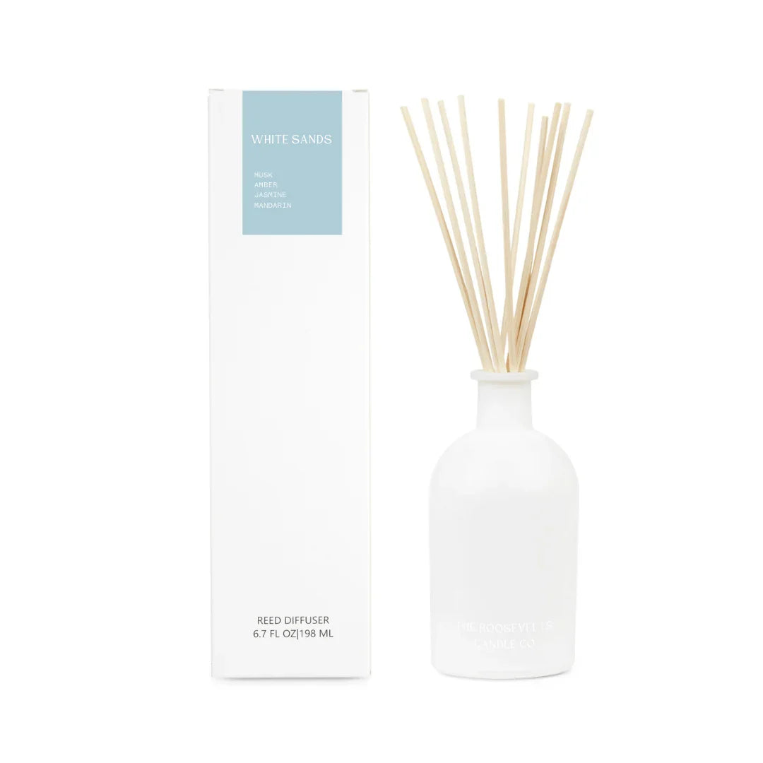 The Roosevelts Candle Co. White Sands Reed Diffuser