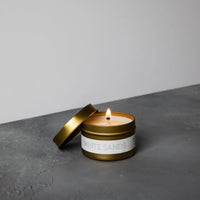 The Roosevelts Candle Co. White Sands Travel Candle