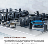 Rangaire 30" Gas Cooktop 5 Burners Stainless Steel RCG301S Rangaire Appliances