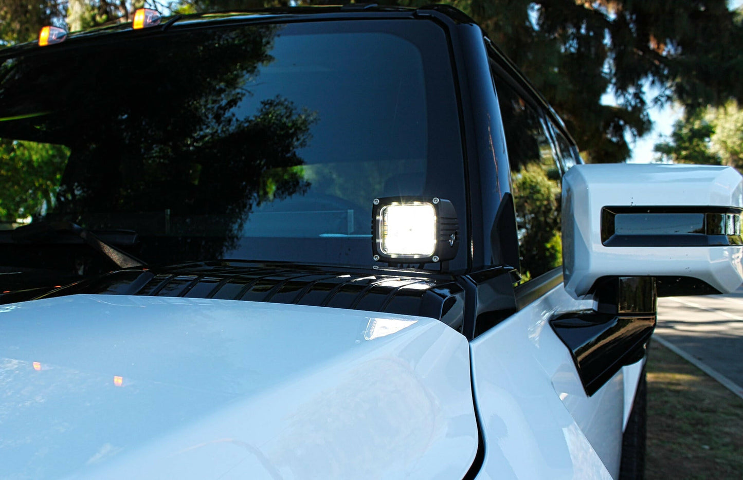 2022+ GMC Hummer EV Hood Mount Ditch Lights