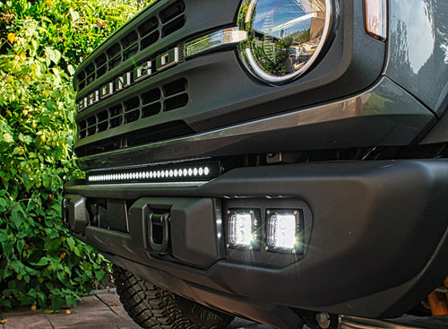 2021+ Ford Bronco Capable Bumper 40in Light Bar - Slim M&R Automotive