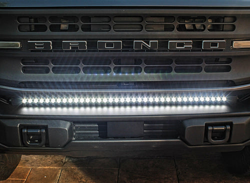 2021+ Ford Bronco Capable Bumper 40in Light Bar - Slim M&R Automotive
