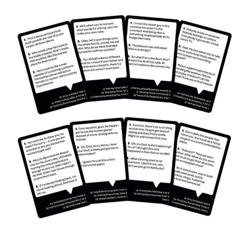 ToyShnip ToyShnip Who Says? Card Game Rick and Morty Edition