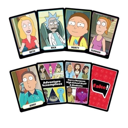 ToyShnip ToyShnip Who Says? Card Game Rick and Morty Edition