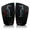 Winjet Toyota Tacoma 2016-23 LED Tail Light - Black / Smoke OffRoadUSA.com