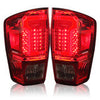 Winjet 2016-23 Toyota Tacoma LED Tail light - Red/Clear OffRoadUSA.com