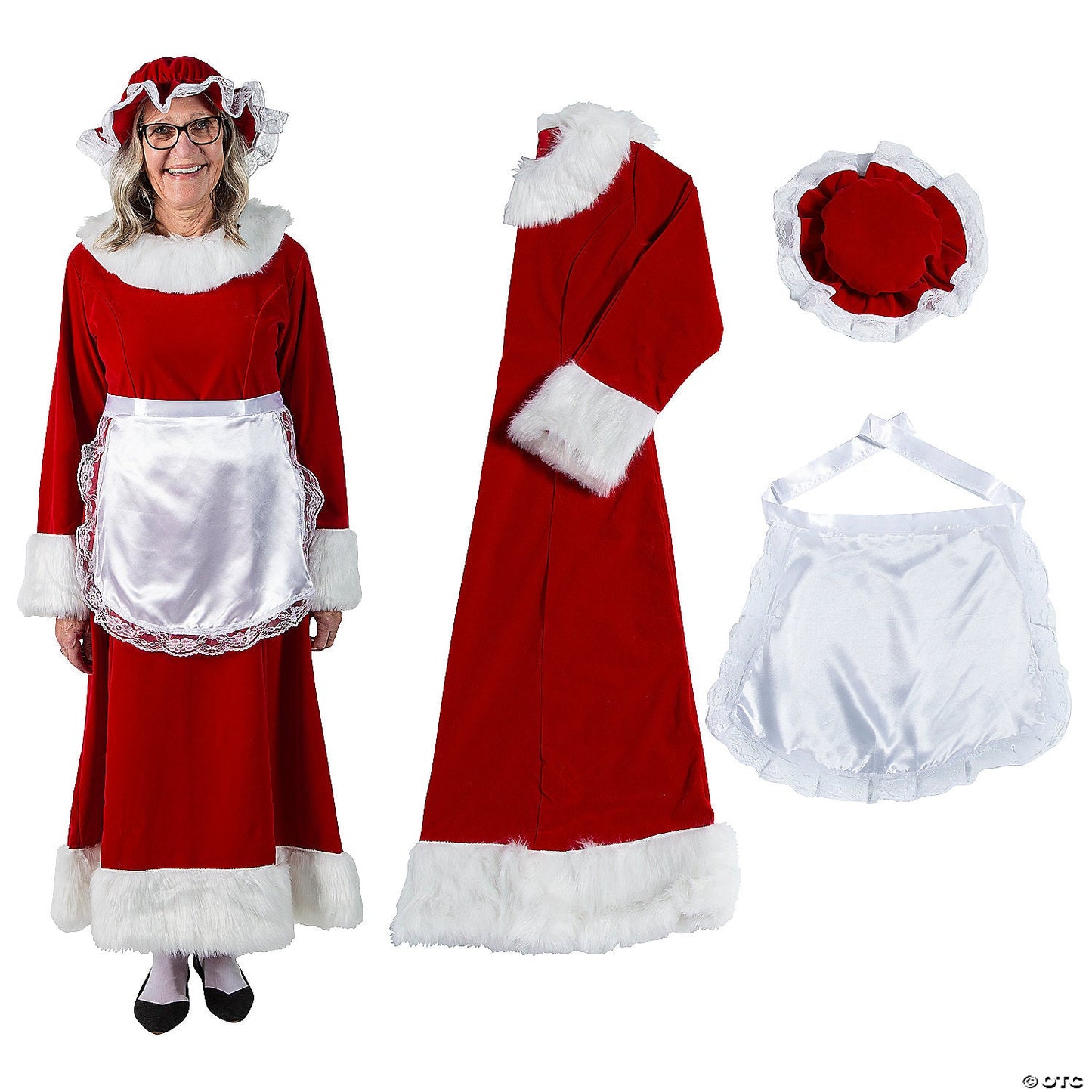 Women's Regal Red Velvet Mrs. Claus Costume - Extra Large 16-18
