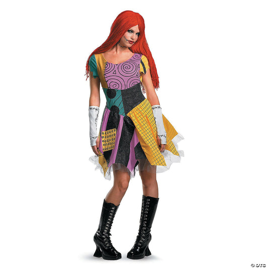 Women's Sexy The Nightmare Before Christmas Sally Costume - Medium