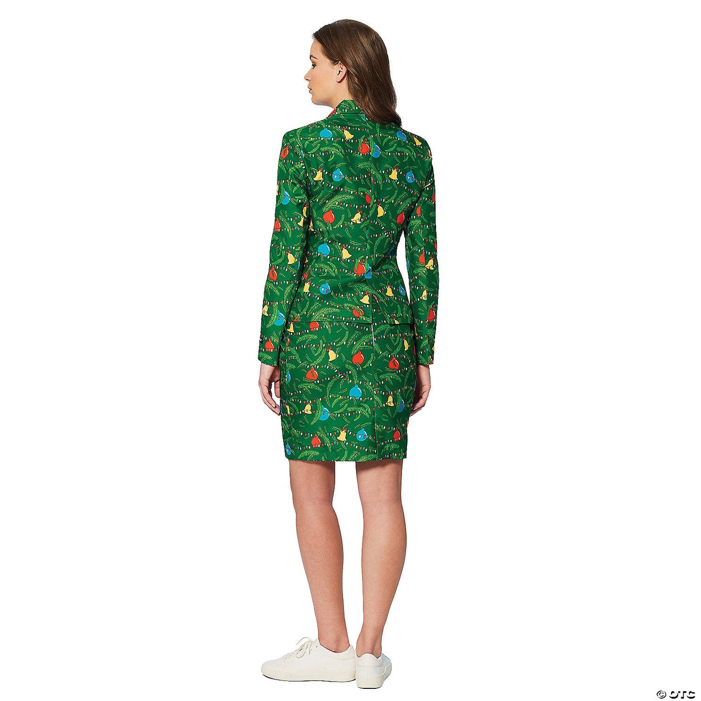 Women's Green Christmas Tree Suit - Large