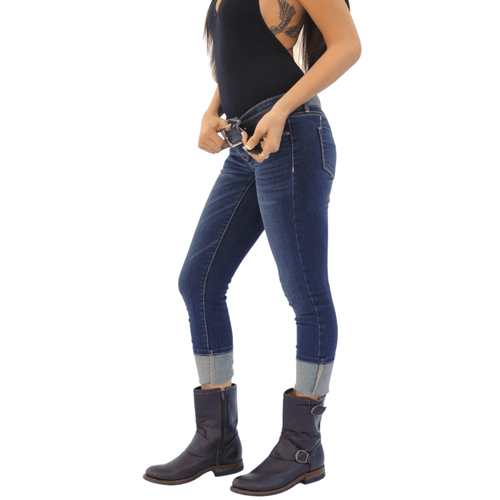 Women's Leather Biker Boots Atitlan Leather