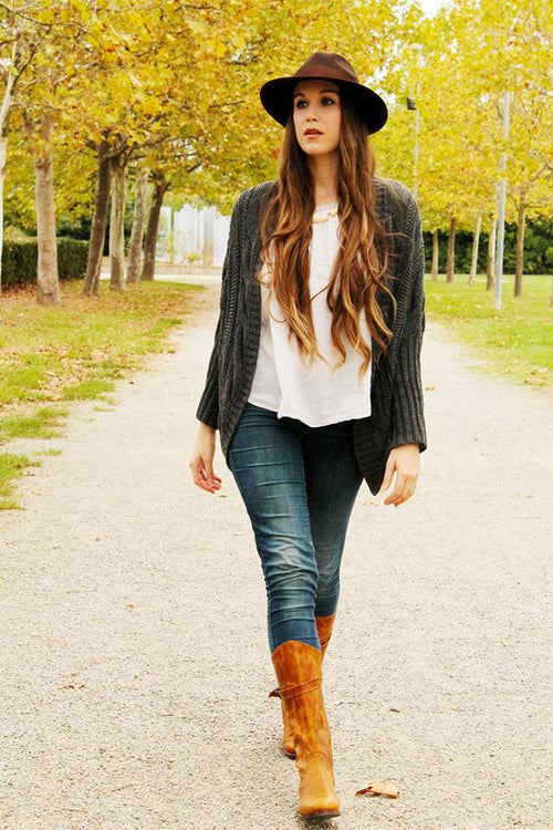 Women's Tall Leather Boots Atitlan Leather