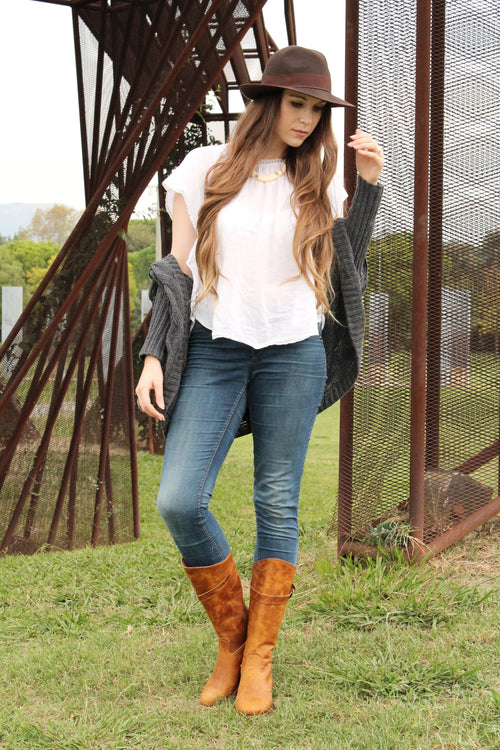 Women's Tall Leather Boots Atitlan Leather