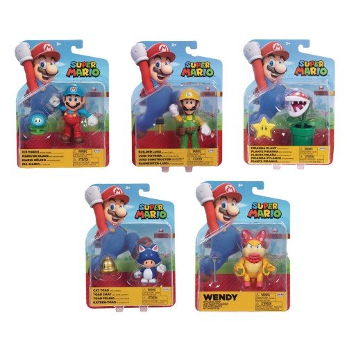 ToyShnip World of Nintendo Mario 4" Action Figure - Select Figure(s)