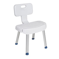 Bathroom Safety Shower Chair with Folding Back RIO Medical Supplies